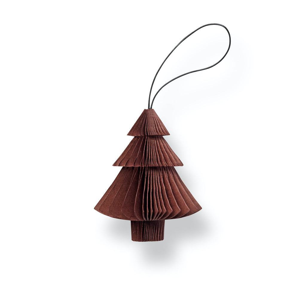 Nordstjerne Sustain Folded Ornament Tree, Dark Red