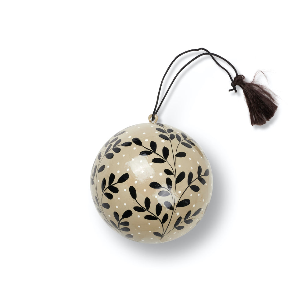 
                  
                    By Hand papier mache baubles
                  
                