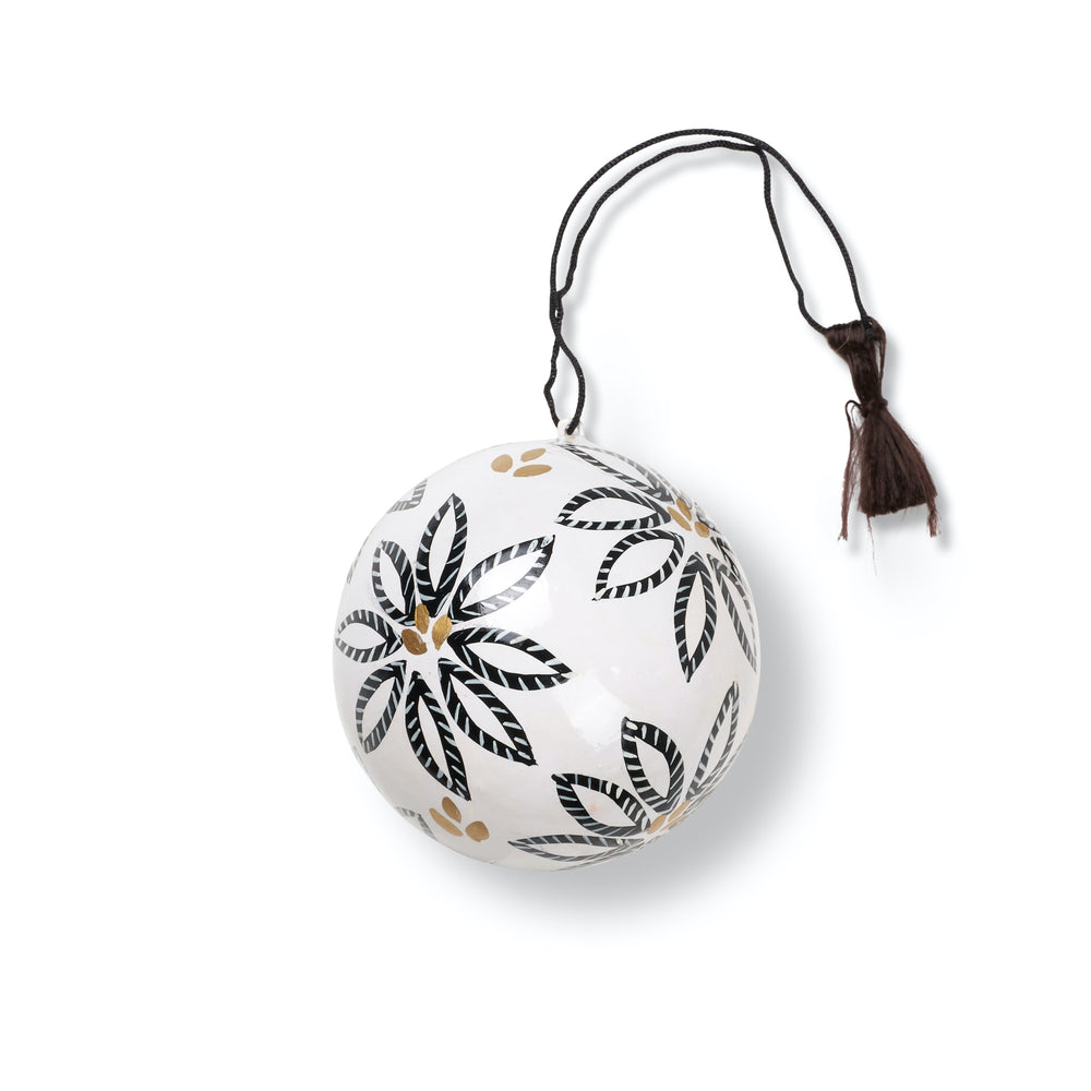 
                  
                    By Hand papier mache baubles
                  
                