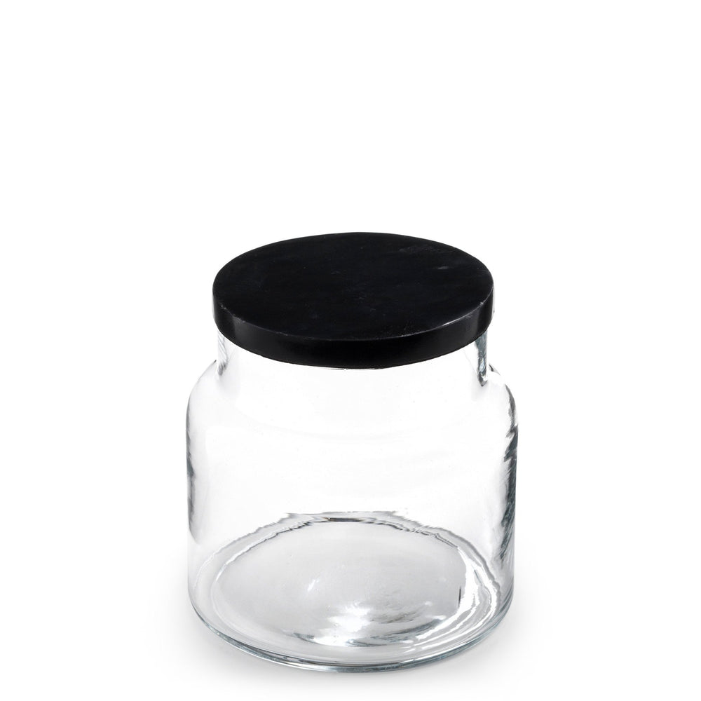 marblelous glass jar small