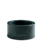 green marble candle holder