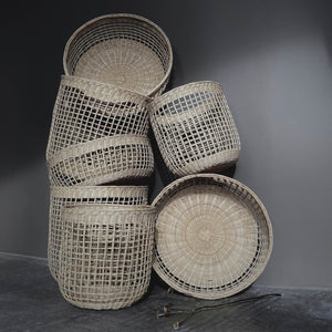 
                  
                    Rattan baskets, set of 3
                  
                