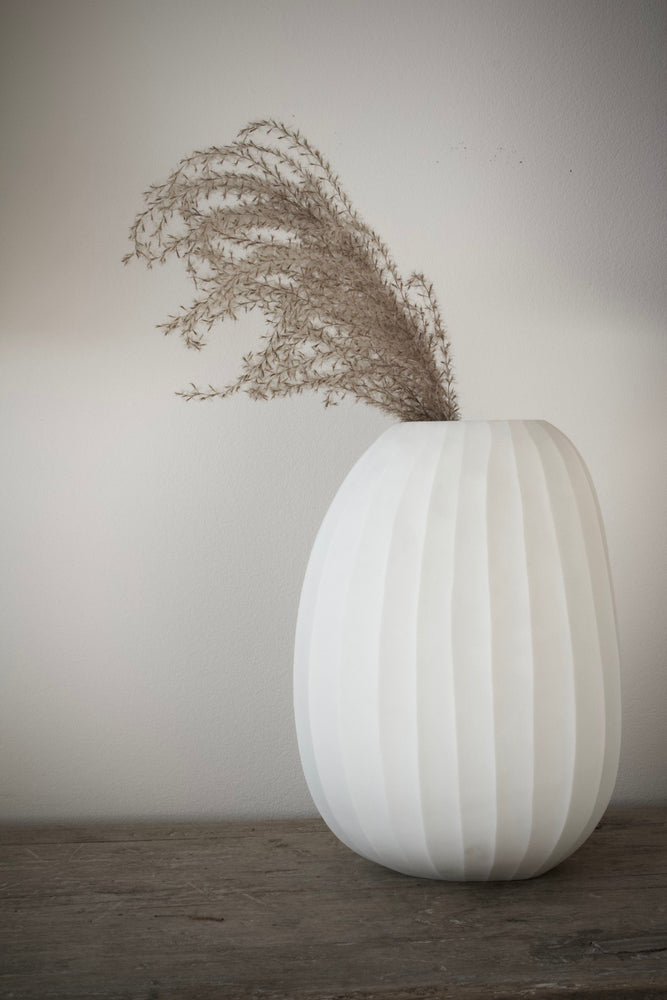 
                  
                    Organic vase, opal white
                  
                