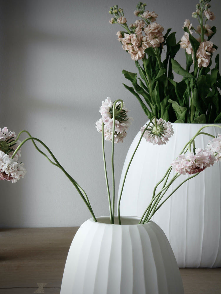 
                  
                    Organic vase, opal white
                  
                