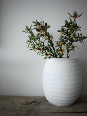 
                  
                    Organic vase, opal white
                  
                