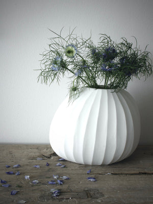 
                  
                    Organic vase, opal white
                  
                