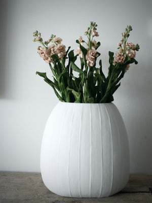 
                  
                    Organic vase, opal white
                  
                