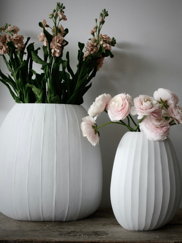 
                  
                    Organic vase, opal white
                  
                