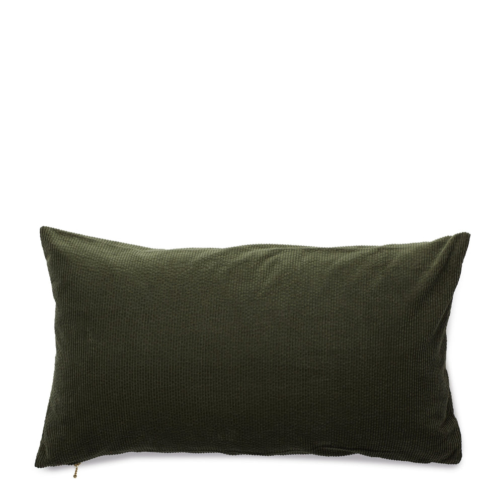 corduroy cushion, green tea